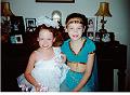 Stephanie and Gretchen ready for their Dance Recital